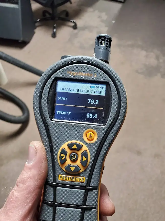 Moisture meter humidity assessment for Mold Remediation & Removal in Eureka